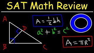 SAT Math Test Prep Online Crash Course Algebra amp Geometry Study Guide Review FunctionsYoutube [upl. by Grefer609]