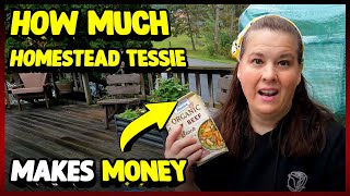 How Much Homestead Tessie Makes Money On YouTube 2023 [upl. by Glenden735]