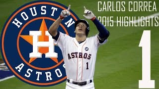 Carlos Correa  Houston Astros  2015 Rookie of the Year Highlights Mix  HD [upl. by Zahara]