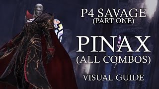 FFXIV  Pinax All Combos Visual Guide for P4S1 [upl. by Tihom]