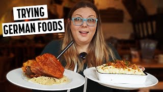 Americans Try German Food for the First Time [upl. by Nivrek]