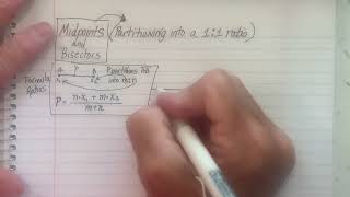 Midpoints and Bisectors  Part 1 [upl. by Heimlich]