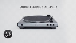 AudioTechnica ATLP60X Turntable Overview  Setup Guide [upl. by Nnovahs172]