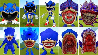 EVOLUTION OF NEW SONIC EXE TAPES SMILING CRITTERS POPPY PLAYTIME CHAPTER 3 In Garrys Mod [upl. by Arahk]