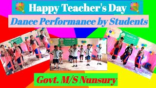 Happy Teachers day  Dance performance by Students  Govt MS Nunsury  Lunglei  Mizoram [upl. by Ecurb756]