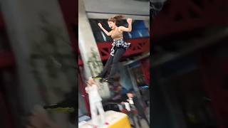 61This Trampoline🤣😭😅 is so fun We just start jumping around please like this videoshorts [upl. by Persas]