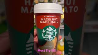 NEW STARBUCKS HAZELNUT MACCHIATO CHILLED COFFEE TO GO asmr viral shorts shortsvideo starbucks [upl. by Safire]