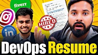 This Fresher Resume For DevOps Engineering Got Selected in MNC 🔥 [upl. by Nagap]