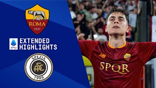 Roma vs Spezia  Extended Highlights  Serie A  CBS Sports Golazo [upl. by Joiner]