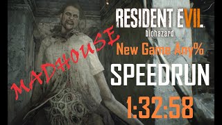 RE7 Madhouse NG Any Speedrun 13258 [upl. by Jarrod]