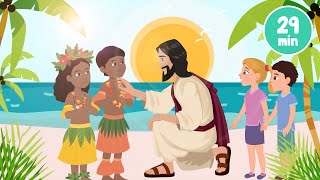 Summer Bible Songs Collection 2022 Animated with Lyrics [upl. by Hyacinthia]