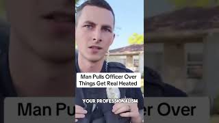 Citizen Confronts Cop cop police citizen fight bodycam fyp wow instagram tiktok [upl. by Lainad]