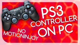 How to Connect PS3 Controller to PC No Motioninjoy  TUTORIAL [upl. by Franza164]