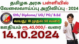 Tamil Job Insights 2024 Tamilnadu government jobs 2024 [upl. by Ahsitauq380]