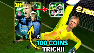 Trick To Get 104 Rated Epic Oliver Kahn amp Hoeneß  eFootball 2025 Mobile  Epic Bayern Munich Trick [upl. by Ardnama35]