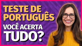 ❌✅ TESTE BÁSICO de PORTUGUÊS Você consegue GABARITAR  TESTE 1  Professora Letícia Góes [upl. by Akoyn384]