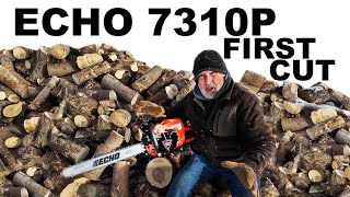 ECHO CS7310P CHAINSAW  FIRST TANK FIRST IMPRESSIONS [upl. by Micheil]