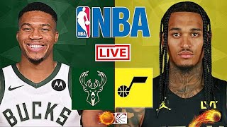 NBA LIVE MILWAUKEE BUCKS vs UTAH JAZZ LIVESCORE [upl. by Andros]