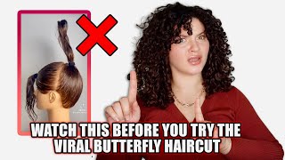 A BETTER WAY TO DIY THE BUTTERFLY HAIRCUT pro stylists guide [upl. by Nannette]