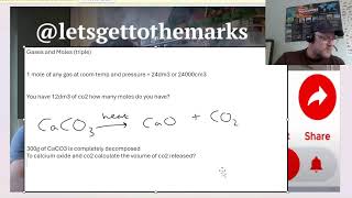 Chemistry GCSE Live Calculations including Moles [upl. by Imotas980]