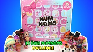 Num Noms 25 Sürpriz Dev Özel Seri Kutu LOL Bebekler ile Challenge Kim Hile Yaptı Bidünya Oyuncak [upl. by Yeleen]