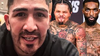 Leo Santa Cruz PREDICTS Gervonta Davis vs Frank Martin GIVES Martin KEY ADVICE to NOT GET HURT [upl. by Dlaner]