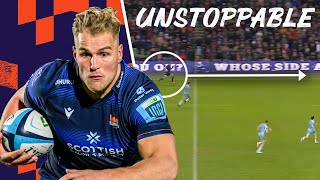 5 minutes of unstoppable Duhan van der Merwe  Best URC moments [upl. by Htebasil]