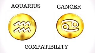 Aquarius and Cancer Compatibility [upl. by Idrahs]