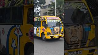 Colorful Bus In Nairobi City  Kenya [upl. by Jahdai]