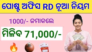 What Is Recurring Deposit RD  Post Office RD Scheme  Post Office RD Interest Rate ✅ [upl. by Benge]