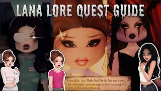 📜❓🔎 LANA LORE QUEST GUIDE 📜❓🔎 DRESS TO IMPRESS 🍬🎃HALLOWEEN EVENT 🎃🍬 [upl. by Aramoj]