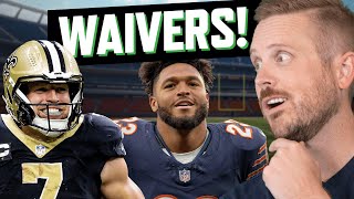 Week 12 Waivers  Old Man Strength Difference Makers  Fantasy Football 2024  Ep 1680 [upl. by Aihsiym]