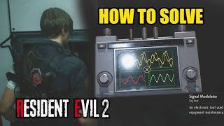 How to Solve Signal Modulator Puzzle Resident Evil 2 Remake [upl. by Ssej]