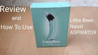 REVIEW and HOW TO USE Little Bees Nasal Aspirator for Children and Babies by We are the Salcedos [upl. by Maccarthy]