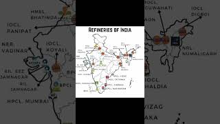 Refineries of India shorts oilandgas refinery [upl. by Carpet]