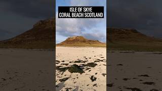 Isle of Skye Coral Beach Scotland Beautiful vanlife vanlifescotland vanlifeuk [upl. by Adnwahsal]