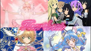 AMV Magical Girls  Heartbeat [upl. by Vtehsta]