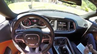 2015 Dodge Challenger SRT Hellcat Manual POV [upl. by Stephenson]