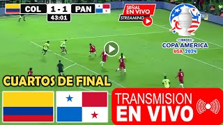 🔴 Colombia vs Panamá en vivo hoy Donde ver  Horario Ver Cuartos de Final Copa América 2024 [upl. by Piggy]