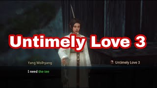 UNTIMELY LOVE 3  MIR4 MISSION REQUEST [upl. by Anerehs]