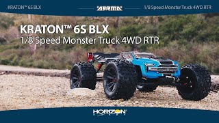 ARRMA® KRATON™ 6S BLX 18 Speed Monster Truck 4WD RTR [upl. by Hteik870]