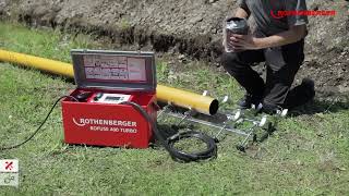 ROTHENBERGER ROFUSE 4001200 TURBO electrofusion pipe welding [upl. by Shannah]