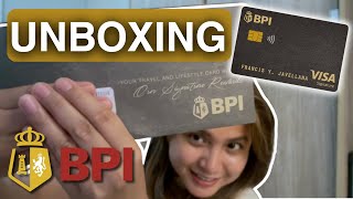 UNBOXING BPI VISA SIGNATURE  Credit Card PH [upl. by Brian]