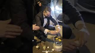 Damada düğün sonrası sürpriz yumurta pişirtip halatla araba çektirdiler shortsvideo Mavi Kadın [upl. by Selby]