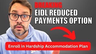 Breaking SBA EIDL Reduced Payment Option Now Live  Stepbystep guide [upl. by Kiel]