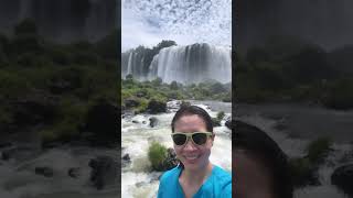 Chinita Visits Iguazú Falls 😎 travel iguazu waterfall [upl. by Yrreg]