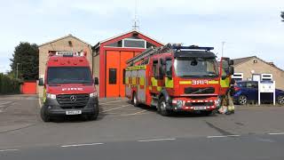 Suffolk Fire amp Rescue Service Ixworth CSV amp WrL Turnout September 2021 [upl. by Caty]