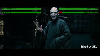 Albus Dumbledore vs Lord Voldemort with healthbars [upl. by Shay219]