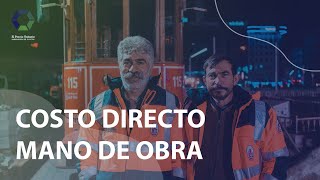 Costo directo por Mano de Obra 2024  Análisis de precios Unitarios [upl. by Ulrica]