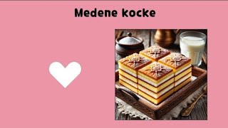 Najmekše Medene Kocke  Tradicionalni Kolač Koji Se Topi U Ustima  Pisani Recept [upl. by Euqina]